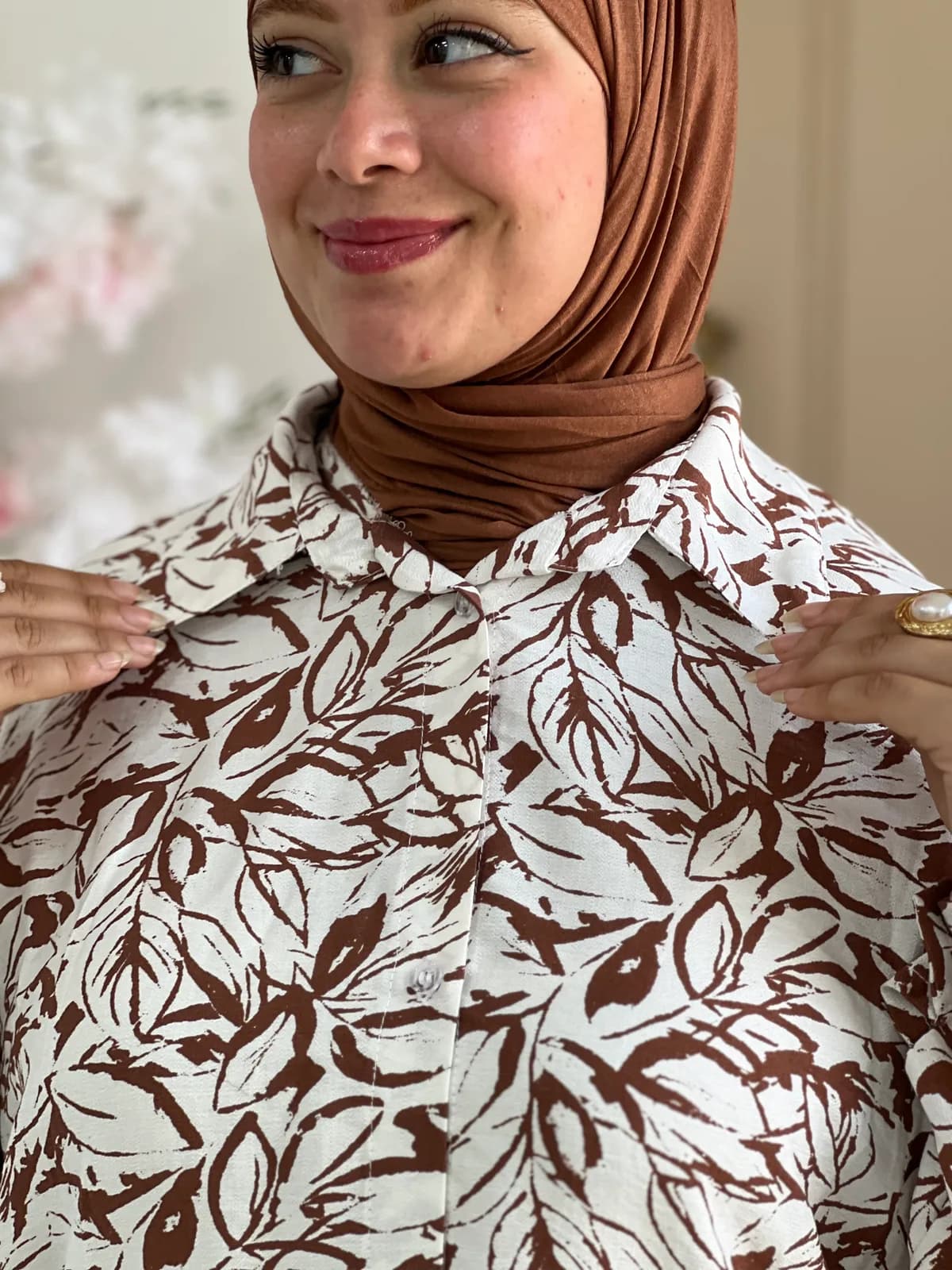 Ensemble Flora — coloris Marron